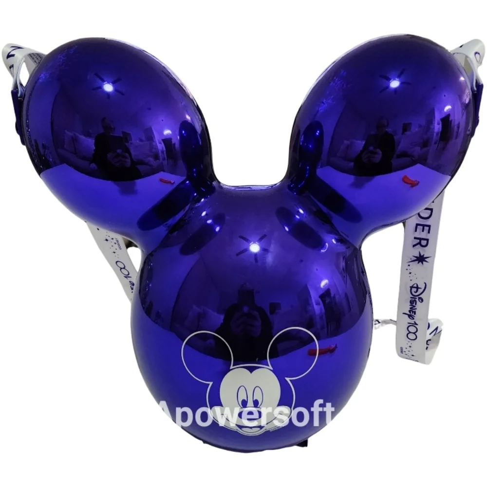 Disney Parks 100th Anniversary Mickey Mouse Purple Balloon Popcorn Bucket